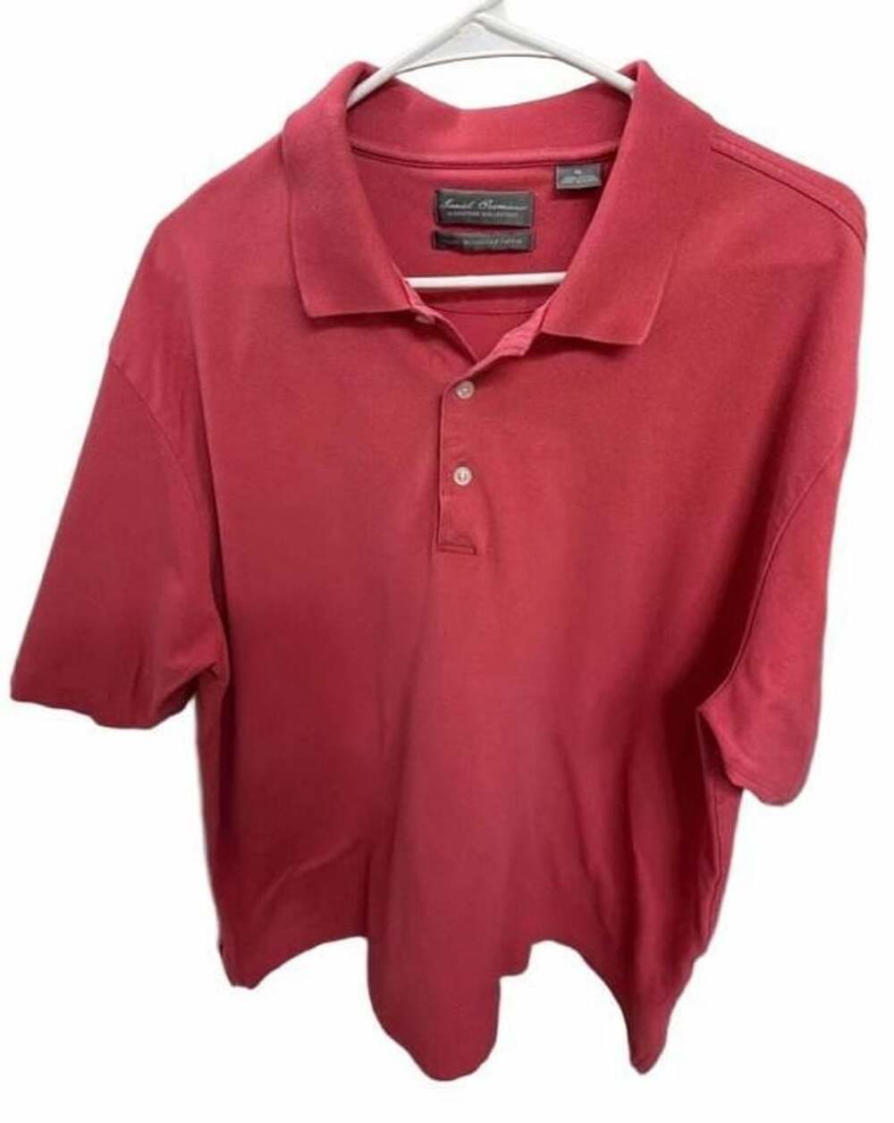 Daniel Cremieux Signature Collection Men’s XL Red Polo Double Mercerized Cotton